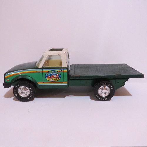 Nylint LUV Diesel Farm Set Stake Box Truck & 2 Wheel Trailer made USA NY-LUV-G - Picture 10 of 13