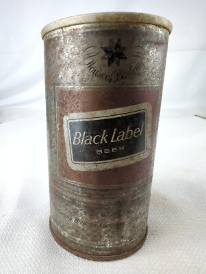Black Label Beer Carling Brewing Co. Cleveland OH Pull Tab Can EMPTY (U8) (4W)