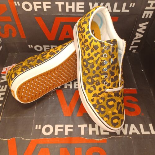 Vans Comfycush Old Skool Para hombres 10.5 Leopardo Dorado Marrón/Dorado Brillo-VN0A5DYC9KK - Imagen 6 de 13
