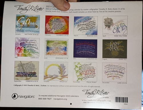 The Navigators' God's Glorious Promises 2023 Calendar SHIPS FREE - Picture 3 of 5