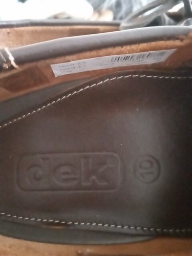 Brandneu Herren Größe 10. Braun Leder DEK - Bild 5 von 13