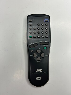 JVC RM-SV1000U Remote Control, OEM for DVD Players XV1000BK XV1000BKJ XV1000U
