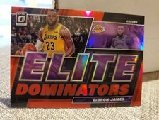 LEBRON JAMES PRIZM RED HOLO #’d /99 - 2019-20 Optic Elite Dominators eBay 1/1
