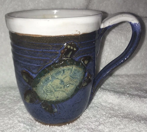 Studio Art Sea Turtle Glazed Mug