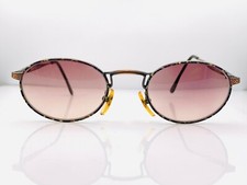 Vintage Century 22 Green Brown Oval Hong Kong Sunglasses FRAMES ONLY