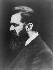 8" x 10" Photo 1900 Theodore Herzl, head-and-shoulders portrait