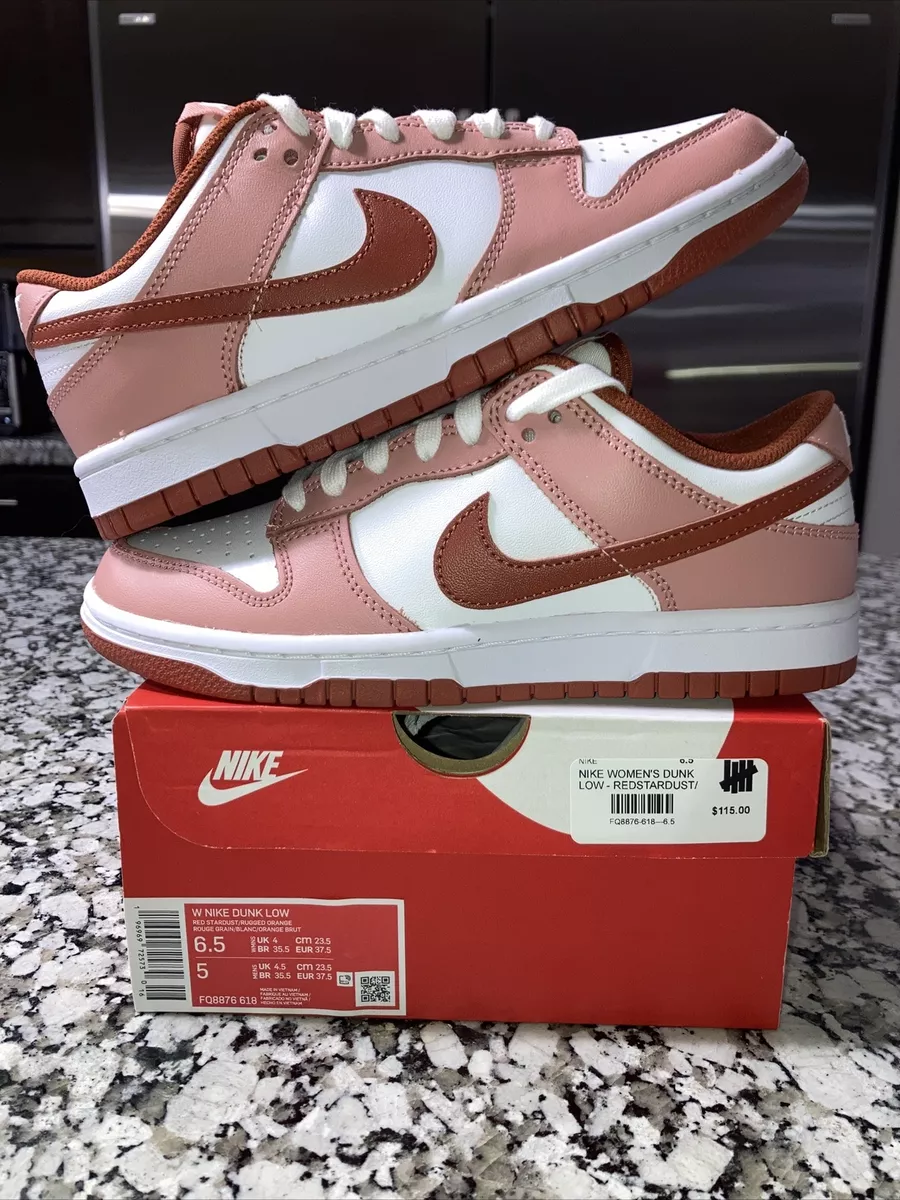 NIKE DUNK LOW RED STARDUST FQ8876 618 SZ 6.5W 5M DS REPUTABLE SELLER