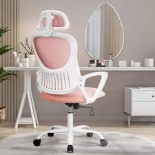 Office Computer Chair with Reversible Armrests, Ergonomic, Adjustable Height