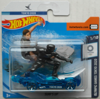 Hot Wheels Surf´S Up Dunkelgrau/Weiß/Blau Olympic Games Tokyo 2020 Neu/Ovp Hw