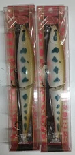 Lucky Craft LL Pointer 180 Pearl Vairon Swimbaits 7" Lot Of 2
