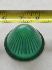 Vintage Green Plastic Beehive Cone Lens Marker Light Unbranded