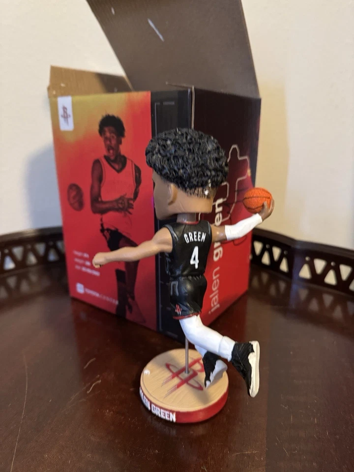Houston Rockets Jalen Green Bobblehead, Edición Limitada, Nuevo en Caja Foto 3 de 4