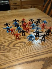 Vintage Arco Microbots Rogun Robot Lot Plastic Hong Kong