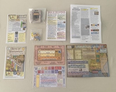 Hero Of Weehawken Victory Point Games Solitaire Board Game Strategy 2011 Edition