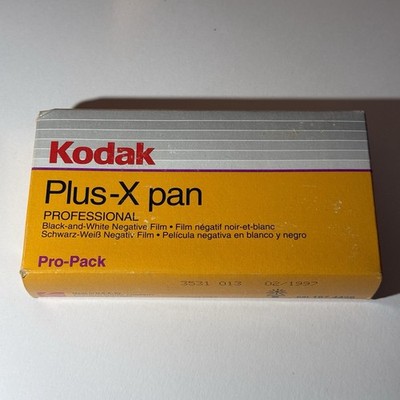 Kodak Plus-X Pan PXP 125 Speed 120 Film, Expired 1997, Cold Stored Pro Pack