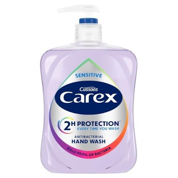 3 x Carex Sensitive Antibacterial Handwash 500ml