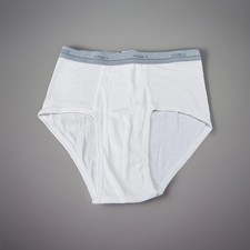 Vintage Hanes Men's White Briefs Size 36 100 Cotton