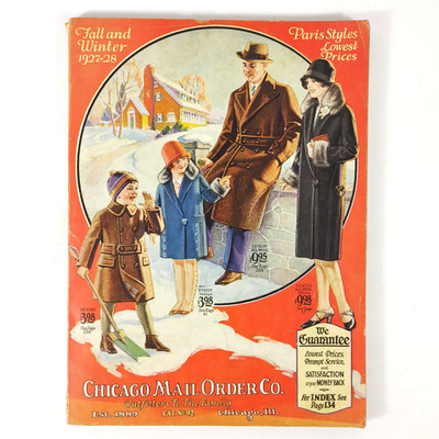 Chicago Mail Order Catalog #92 fall & winter 1927 - 1928