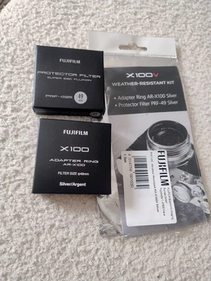 Fujifilm X100V/VI Weather-Resistant Kit with PRF-49 Protector Filter - Image 1 of 4