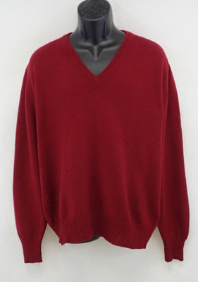 VTG ЯROOTS 100% Pure Cashmere Sweater Made in Scotland Size 112CM /44 #C71