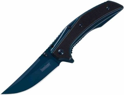 KS8320ACAX Kershaw Outright Blue A/O Upswept Blade 8Cr13MoV Steel Blue PVD Finis