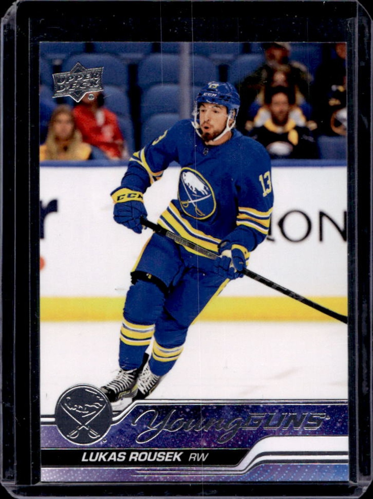2023-24 Upper Deck Lukas Rousek Rookie Young Guns RC #233 Sabres