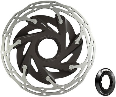 SRAM CenterLine XR Rotor 160mm, Center Lock, 1.55mm thick, Includes Lockring