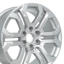 20x9 Silver 14111 Rim 6x139.7 Fits Chevy Silverado Tahoe Suburban