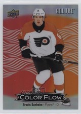 2024-25 Upper Deck Allure Color Flow Red Orange Travis Sanheim #CFL-55 11ng