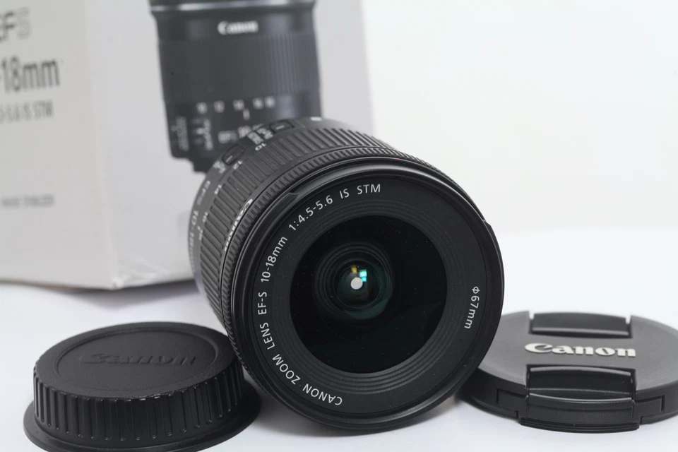 OBJETIVO CANON 10-18mm F/4,5-5,6 IS EF-S STM, EXCELENTE ESTADO. GRAN ANGULAR - Imagen 2 de 4