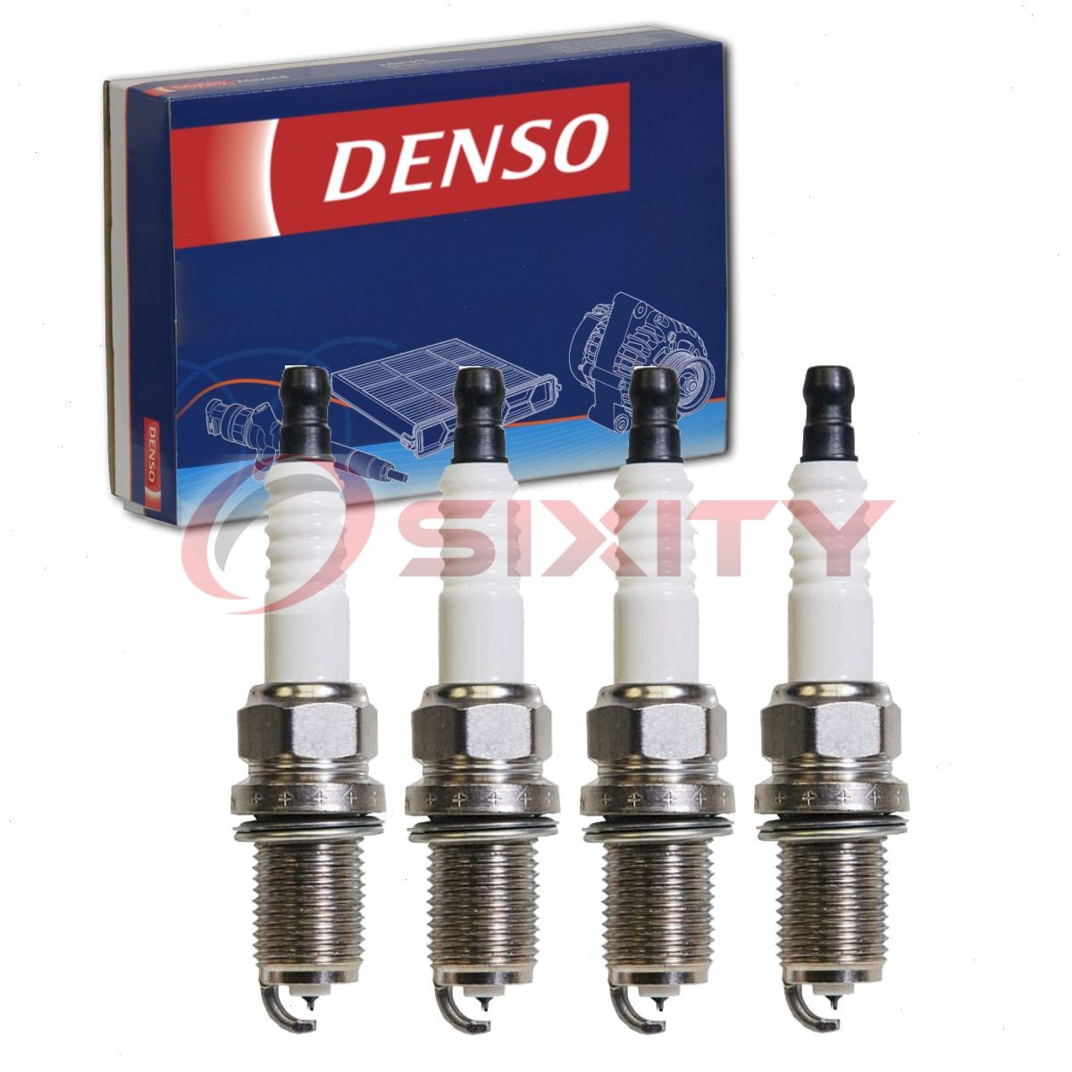 4 pc DENSO 5628 Spark Plugs for VK16PRZ11 3657 Ignition Wire Secondary fb