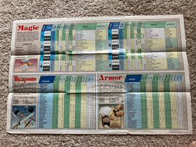 Final Fantasy 1 NES Nintedo Strategy Guide  plus paper dungeon and world maps