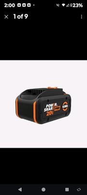 Worx WA3674 Power Share PRO 20V 4.0Ah LITHIUM ION Battery 3480
