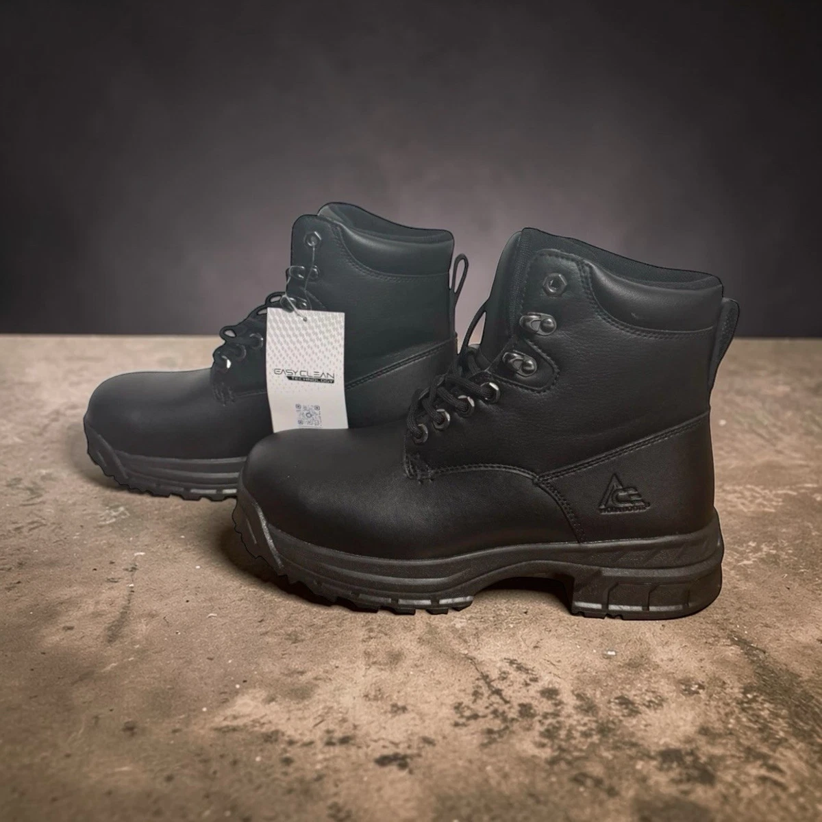 Shoes For Crews M Size 11 Black SteelToe Pro SlipResistant Work Boots Waterproof Shoes For Crews Bullfrog II Soft Toe Black – Shoeteria main image 3