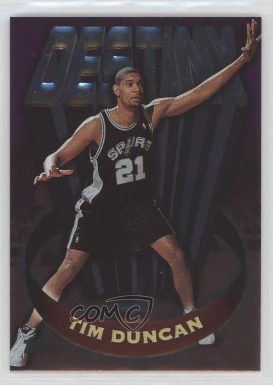 1997-98 Topps Destiny Tim Duncan #D8 HOF 0rc7