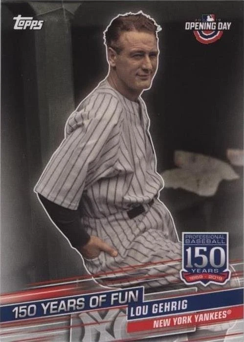 Lou Gehrig 2019 Season Baseball Sports Trading Cards & Accessories
