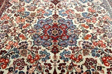 10X13 1960's EXQUISITE MINT 200+KPSI HAND KNOTTED VEGETABLE DYE WOOL SAROUKK RUG