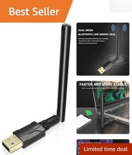 Bluetooth 5.1 USB Adapter - 3Mbps Speed, Connects Up to 7 Devices Seamlessly