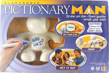 Pictionary Man Draw On Me Charades Draw Game Mattel 2008 Electrónico