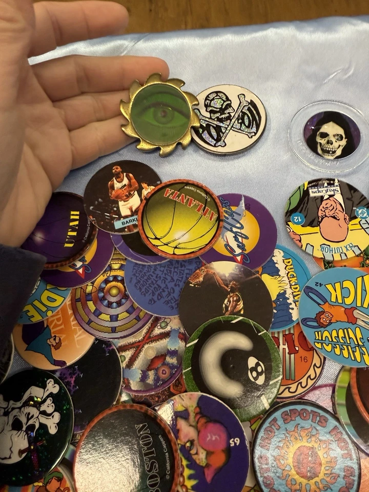 Milk Caps And Slammers Caps Metal Plastic And Card Stock Collectible As Shown - Image 3 of 4