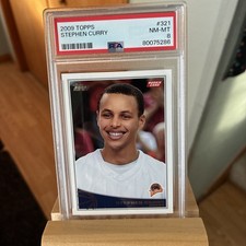 Stephen Curry 2009-10 Topps Rookie Card #321 PSA 8. rookie card picture