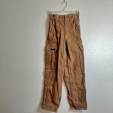 BDG Urban Outfitters Cargo Pants Brown Relaxed Skate Jeans Sz 24