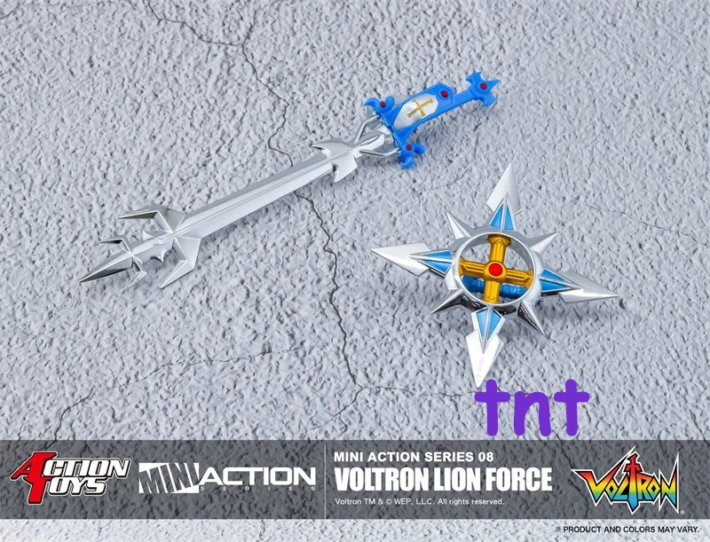 Juguetes de acción en stock Mini Action Voltron - Lion Force con piezas adicionales Foto 2 de 4