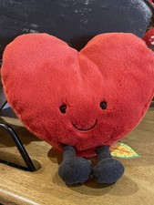 Jellycat Amuseables Red Heart Large RETIRED and NewWT