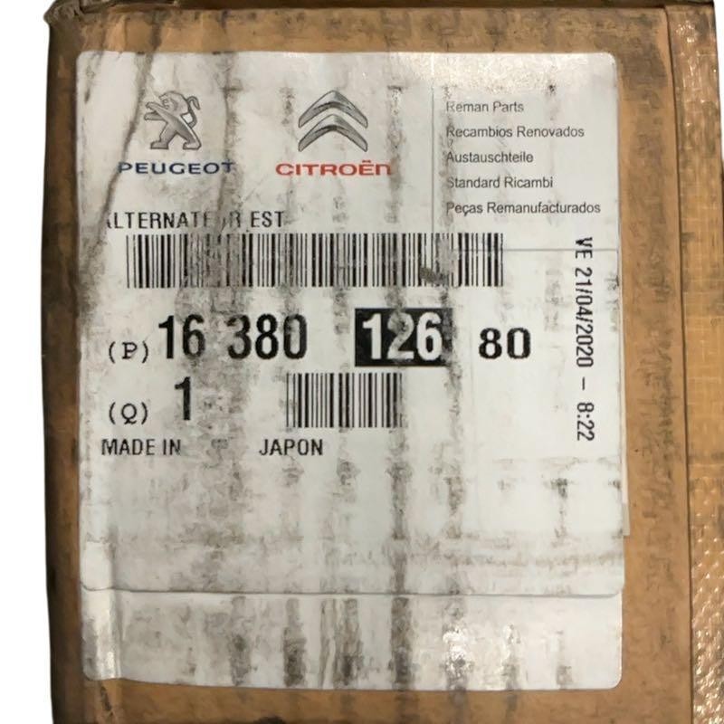 Alternateur haute durabilité 1638012680 compatible avec Citroën C4 Aircross