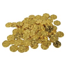 Beistle Plastic Pirate Coins  Party Supply  Decoration
