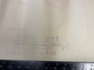 5 Original Stardust Las Vegas Casino Blueprints 1990s lot #009