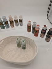 DIY Craft Acrylic Paint Lot of 12   FolkArt Terra Cotta Dragonfly Glaze Matte