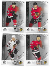 2025-26 SP GAME USED AUTHENTIC ROOKIES CHICAGO BLACKHAWKS 4 LOT LEVSHUNOV,RINZEL