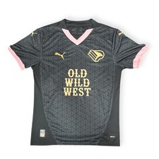 Puma Palermo F.C. 24/25 Men's Home Replica Jersey Size Medium - Black/pink